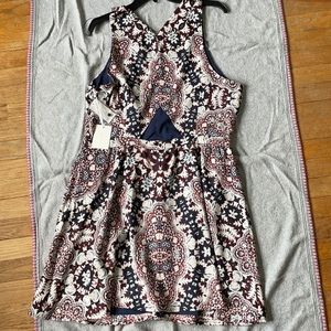 1 State printed dress. Size XL, new with tags